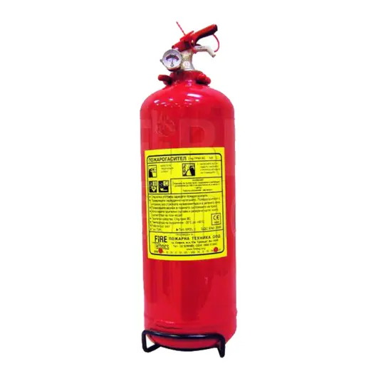 Прахов пожарогасител Fire Technics тип ABC  2 кг, Tornado