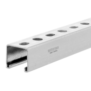 Профил Mupro П-образен монтажен перфориран неръждаем  41x2x2000 мм, MPR - product - 089 ILI 104