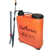 Пръскачка TopGarden гръбна пластмасова за растителна защита 16 л, 3 bar - product - 092 PRX 099