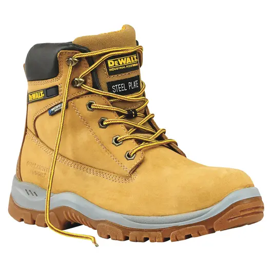 Работни обувки DeWALT с метално бомбе и вложка в подметката високи №44, Titanium Honey