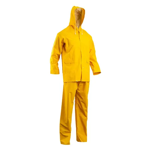 Дъждобран Coverguard костюм PVC  жълт, размер XXXL