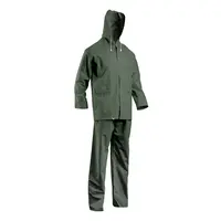 Дъждобран Coverguard костюм PVC  зелен, размер XL