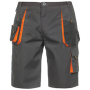 Работен панталон B-Wolf летен къс  сиво/оранжев, размер XXL, Atlas - product - 093 PRX 417