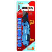 Нож макетен Magus сгъваем комбиниран - product - 094 ACM4256