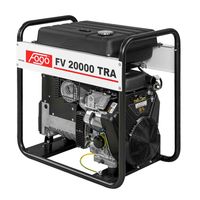 Бензинов генератор за ток Fogo трифазен 15600 W, 16/32 A, 230/400 V, FV 20000 TRA