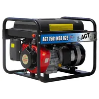 Бензинов генератор за ток AGT монофазен  6400 W, 13 к.с., 26 A, 230 V, AGT 7501 MSB