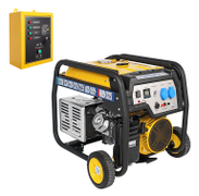 Бензинов генератор за ток Stager трифазен с електростартер и автоматичен старт  8500 W, 19 к.с., 12 A, 230/400 V, FD 10000E - product - 094 AGT3791