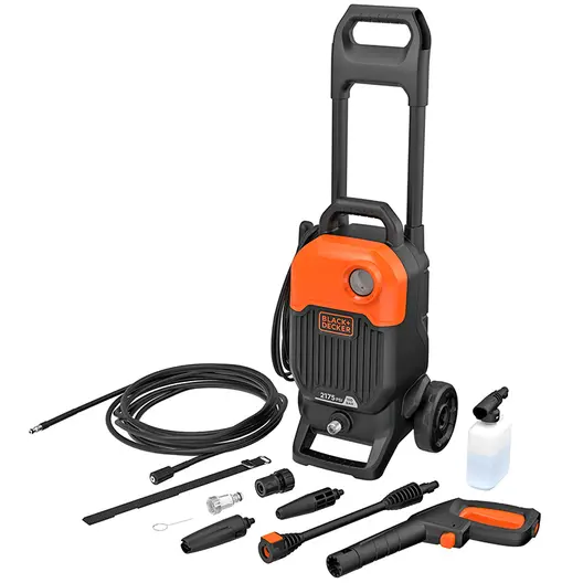 Електрическа водоструйка Black & Decker  2000 W, 348 л/ч, 150 bar, BEPW2000