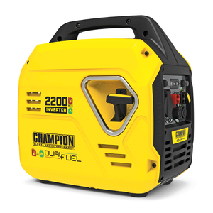 Генератор за ток Champion инверторен обезшумен бензин/газ монофазен 2200 W, 79 к.с., 16 A, 230 V, 92001i-DF-EU