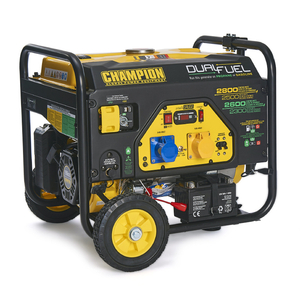 Генератор за ток Champion комбиниран монофазен бензин/газ 2800 W, 3.75 к.с., 16 A, 230 V, CPG3500E2-DF-EU