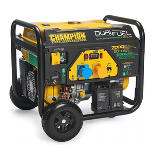 Генератор за ток Champion бензин/газ монофазен комбиниран 6000 W, 13 к.с., 16 A, 230 V, CPG7500E2-DF-EU