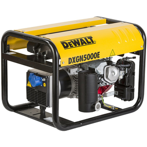 Генератор DeWALT бензинов трифазен 5000 W, 8.4 к.с., 13/7.2 A, 230/400 V, DXGN5000E 400V