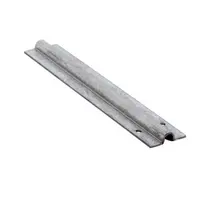 Релса за плъзгаща врата Estebro за монтаж с винтове неръждаема  58х14.5х2.5 мм, 3000 мм, 58 мм, 2.5 мм, U-16