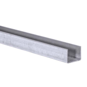 Релса за плъзгаща врата Estebro долна за насочване на движението поцинкована  60х50х3 мм, 1200 кг, U-50 - product - 094 ETB 219