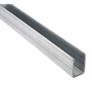 Релса за плъзгаща врата Estebro долна за насочване на движението поцинкована  26.5х38х3 мм, 450 кг, U-19 - product - 094 ETB 220