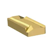 Пластина Fervi за стругарски нож за външна обработка  HW волфрамов карбид - TiN, 9.25x4.76 мм, L KNUX