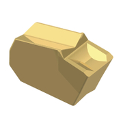 Пластина Fervi твърдосплавна за стругарски нож отрезен  HW волфрамов карбид - TiN, 3.1x2.6 мм - product - 094 FRV3066