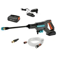Акумулаторна водоструйка Gardena  с 1 батерия и зарядно, 18 V, 2.5 Ah, 250 л/ч, 24 bar, AquaClean 24/18V P4A