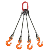 Сапан със стоманено въже Forankra четирираменен с куки  7 т, 3 м - product - 094 HKL 112