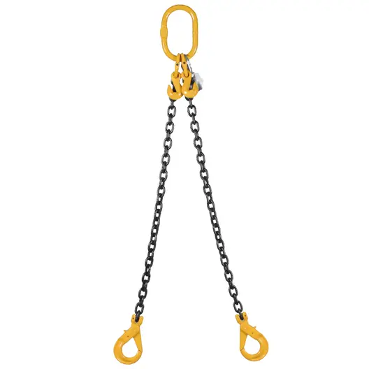 Сапан верижен Haklift двураменен с куки  2 т, 2 м, NKS08202