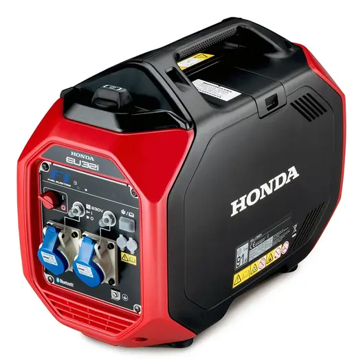 Бензинов генератор за ток Honda монофазен инверторен обезшумен  3200 W, 16 A, 230 V, EU32IG