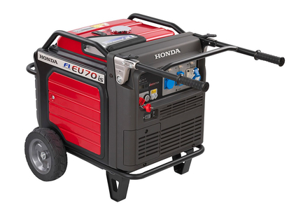 Генератор Honda бензинов монофазен инверторен обезшумен 7000 W, 11.7 к.с., 23.9 A, 230 V, EU 70iS