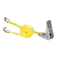 Колан за укрепване на товари Haklift с тресчотка и куки  25 мм, 800 кг, 5 м, жълт, LC 400 DAN
