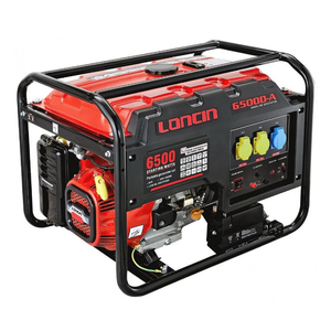 Генератор за ток Loncin бензинов монофазен  5500 W, 11 к.с., 230 V, LC 6500-A