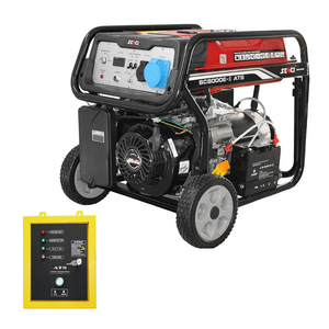 Генератор за ток Senci бензинов монофазен с електростартер 7000 W, 9.39 к.с., 30.4 A, 230 V, SC-8000-ATS TOP