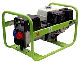 Бензинов генератор за ток Pramac трифазен заваръчен 6100 W, 13 к.с., 220 A, 230/400 V, W220 TDC