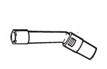 Държач Makita за прахосмукачка  440, 445Х, VC3510