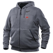 Суитчър Milwaukee работен с подгряване  без батерия и зарядно, 12 V, сив, размер XL, HH GREY3-0 - product - 094 MLK4212