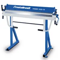 Ръчен абкант за ламарина Metallkraft  1 мм, 1020 мм, 1276х550х975 мм, HSBM 1020-10