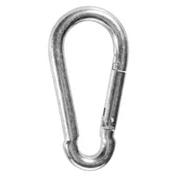 Карабинер QD Rigging China крушовиден поцинкован  10x100 мм, 346.5 кг, DIN 5299
