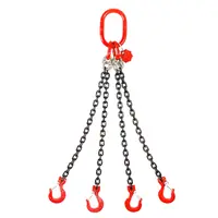 Сапан верижен QD Rigging China четирираменен с куки  4 т, 2х1, 2х1.5 м