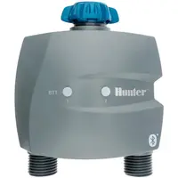Програматор за напоителна система Hunter за кран с 2 зони  3/4" - 1 ", 8 bar, 57 л/мин, BTT-201