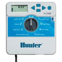 Програматор за напоителна система Hunter за вътрешен монтаж с 4 станции, XC401iE