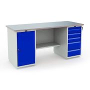 Маса Promet работна 2 модула с 5 чекмеджета и 1 врата 1800х866х700 мм, 300 кг - product - 094 PMR3585