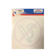 Знак лепенка Billboard забранителен Забранено е пушенето 120x120 мм - product - 094 PRV4415