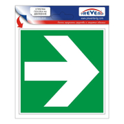 Знак лепенка Billboard указателен Стрелка посока на движение 120x120 мм - product - 094 PRV4450