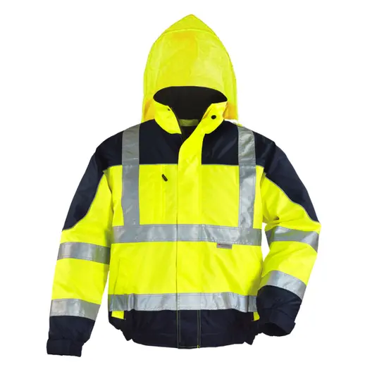 Яке сигнално Coverguard зимно  жълто, размер M, Airport