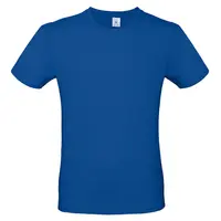 Работна тениска B&C Collection с къс ръкав  син, размер 5XL, памук, #E150