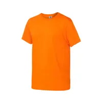 Работна тениска B&C Collection с къс ръкав  оранжева, размер XL, памук, #E150