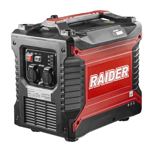 Генератор за ток Raider бензинов монофазен инверторен  2500 W, 230 V, RD-GG10