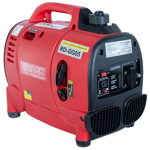 Генератор за ток Raider бензинов монофазен инверторен обезшумен 1000 W, 5 A, 230 V, RD-GG05