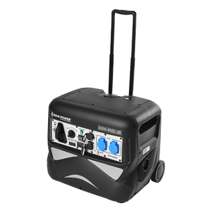 Генератор за ток REM Power бензинов монофазен с електростартер 3700 W, 6 к.с., 15.6 A, 230 V, GSEm 4500 SBI