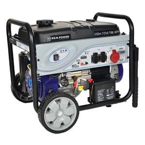 Генератор REM Power бензинов трифазен с електростартер 7000 W, 11 к.с., 16.9 A, 230/400 V, GSEm 7250 TBE