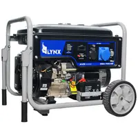 Бензинов генератор за ток LYNX Elektro Maschinen монофазен с електростартер  6000 W, 12.5 к.с., 26.1 A, 230 V, GSEm 7000 SBE