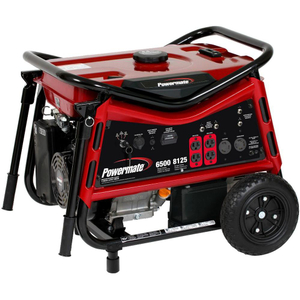 Генератор Powermate дизелов монофазен с електростартер 4200 W, 6 к.с., 230 V, PMD6500