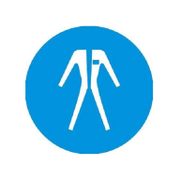 Знак лепенка Solti задължителен Да се носи защитно облекло ф 140 мм - product - 094 SOT2914